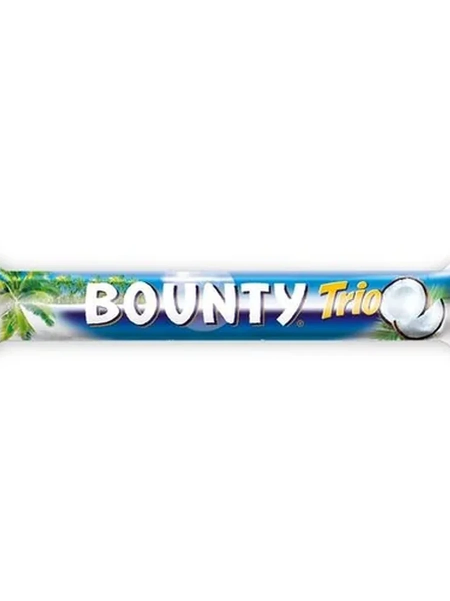 БАТОНЧИК ШОКОЛАДНЫЙ BOUNTY TRIO 82,5ГР