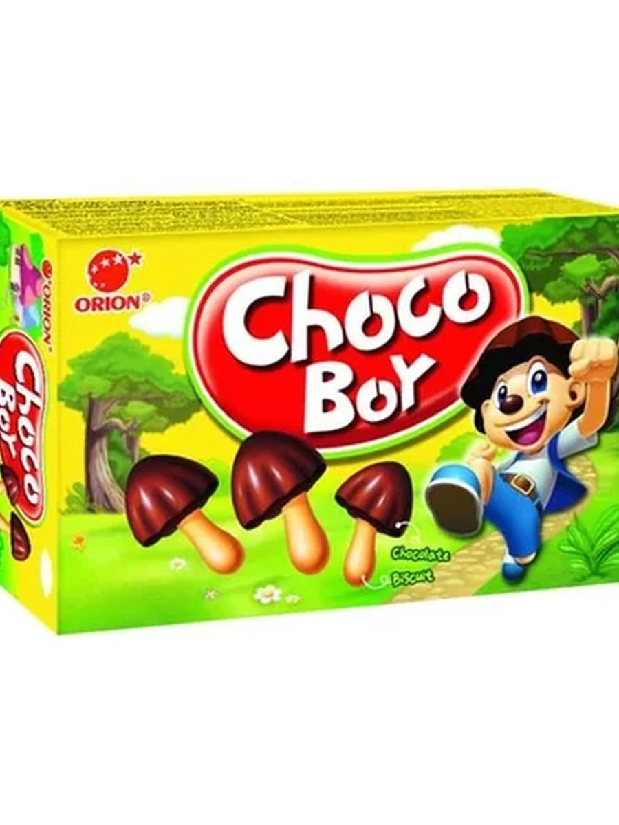 ПЕЧЕНЬЕ CHOCO BOY ГРИБОЧКИ 42ГР