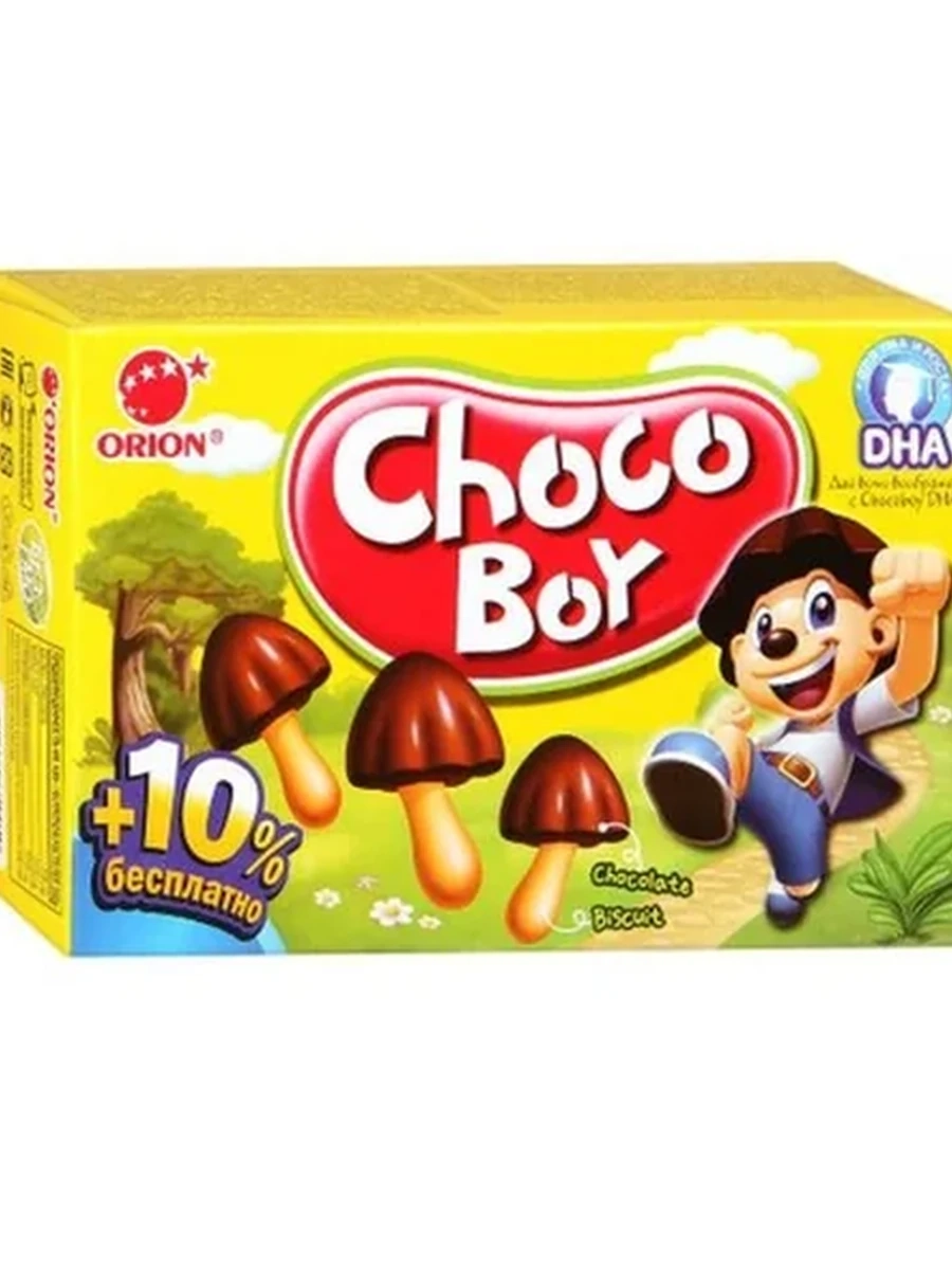 ПЕЧЕНЬЕ CHOCO BOY ГРИБОЧКИ 100ГР