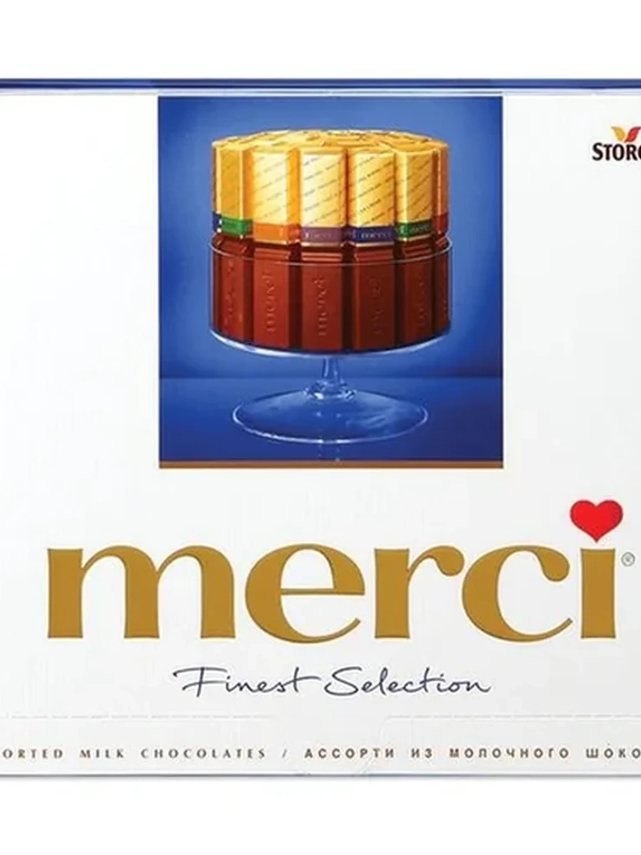 КОНФЕТЫ MERCI МОЛОЧНЫЙ НАБОР 250ГР