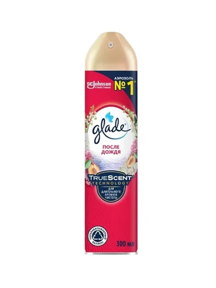 Glade после дождя аэрозольный 300мл