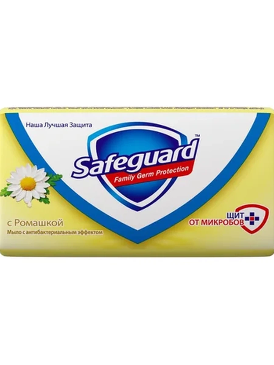 МЫЛО ТУАЛЕТНОЕ SAFEGUARD NATURE РОМАШКА 90ГР