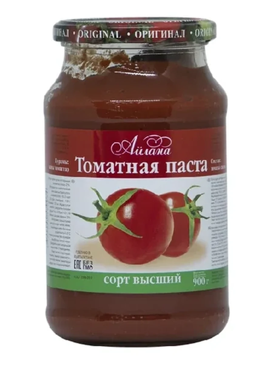 ПАСТА ТОМАТНАЯ АЙЛАНА В/С СТ/Б 900ГР