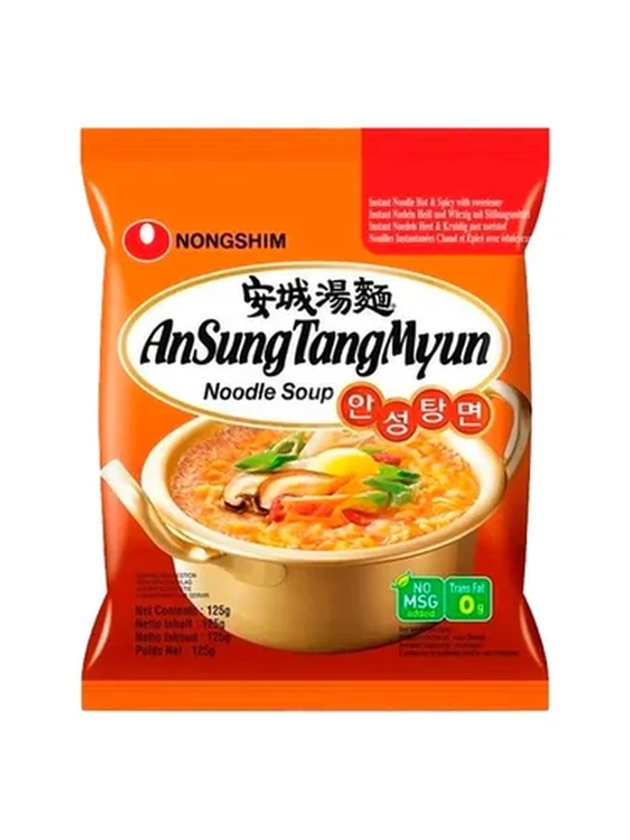 Лапша Nongshim Ансунтангмен Корея 125гр