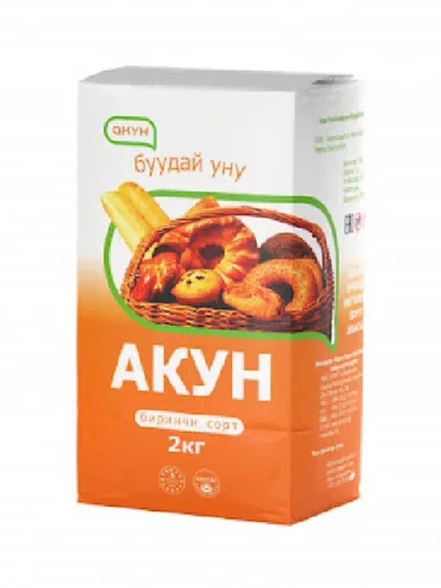 МУКА АКУН 1 СОРТ 2КГ