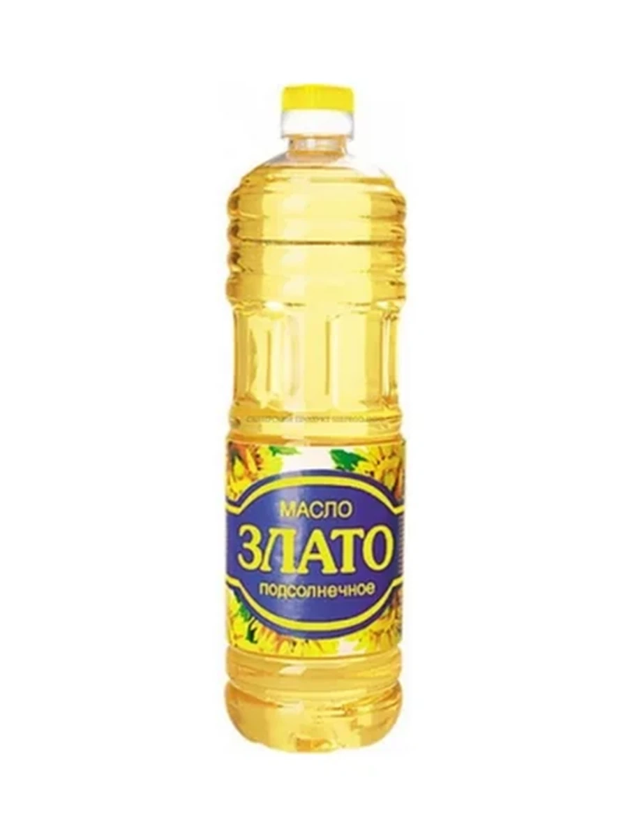 МАСЛО ПОДСОЛНЕЧНОЕ ЗЛАТО 1Л