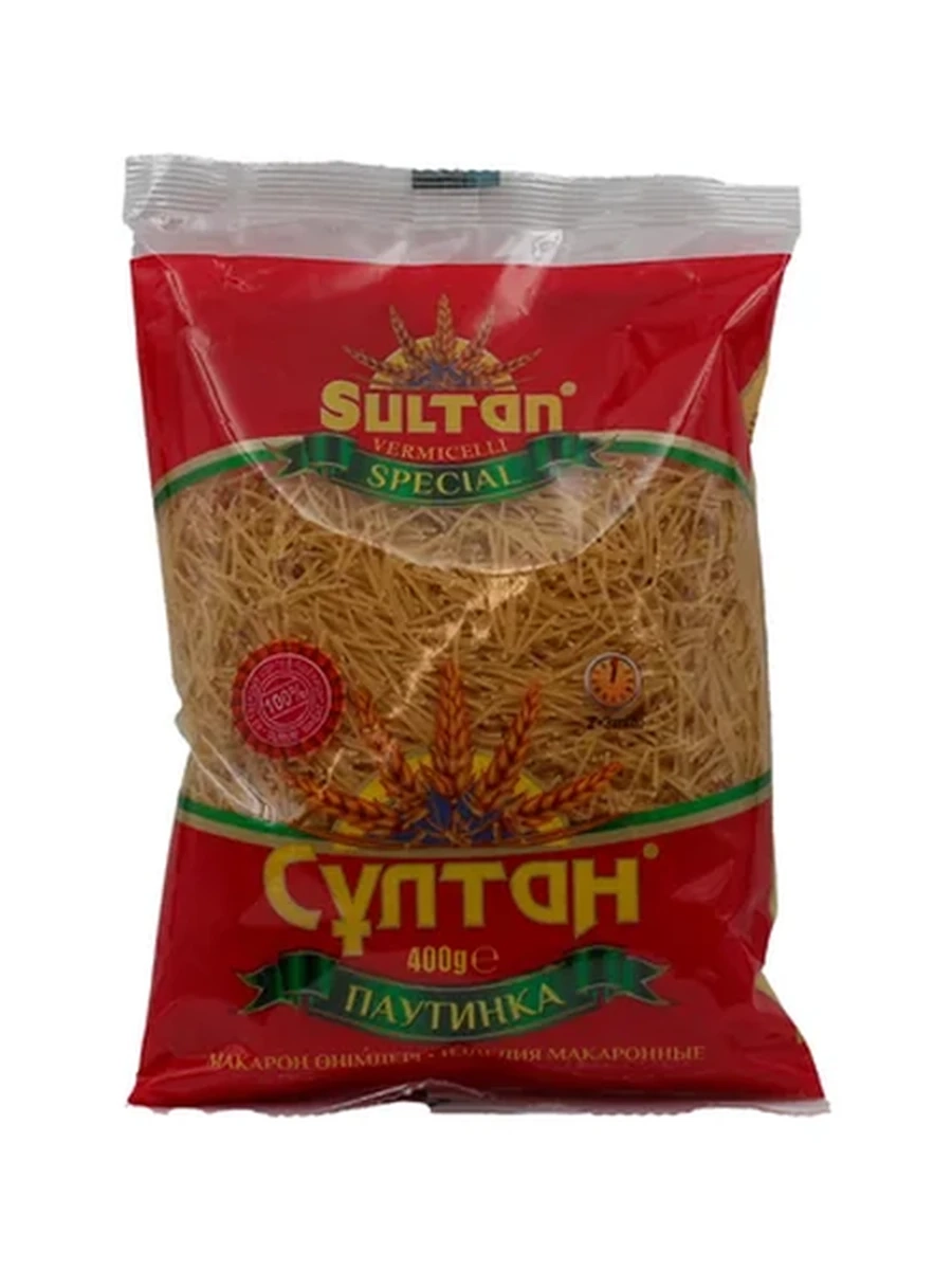 МАКАРОНЫ СУЛТАН ПАУТИНКА 400ГР