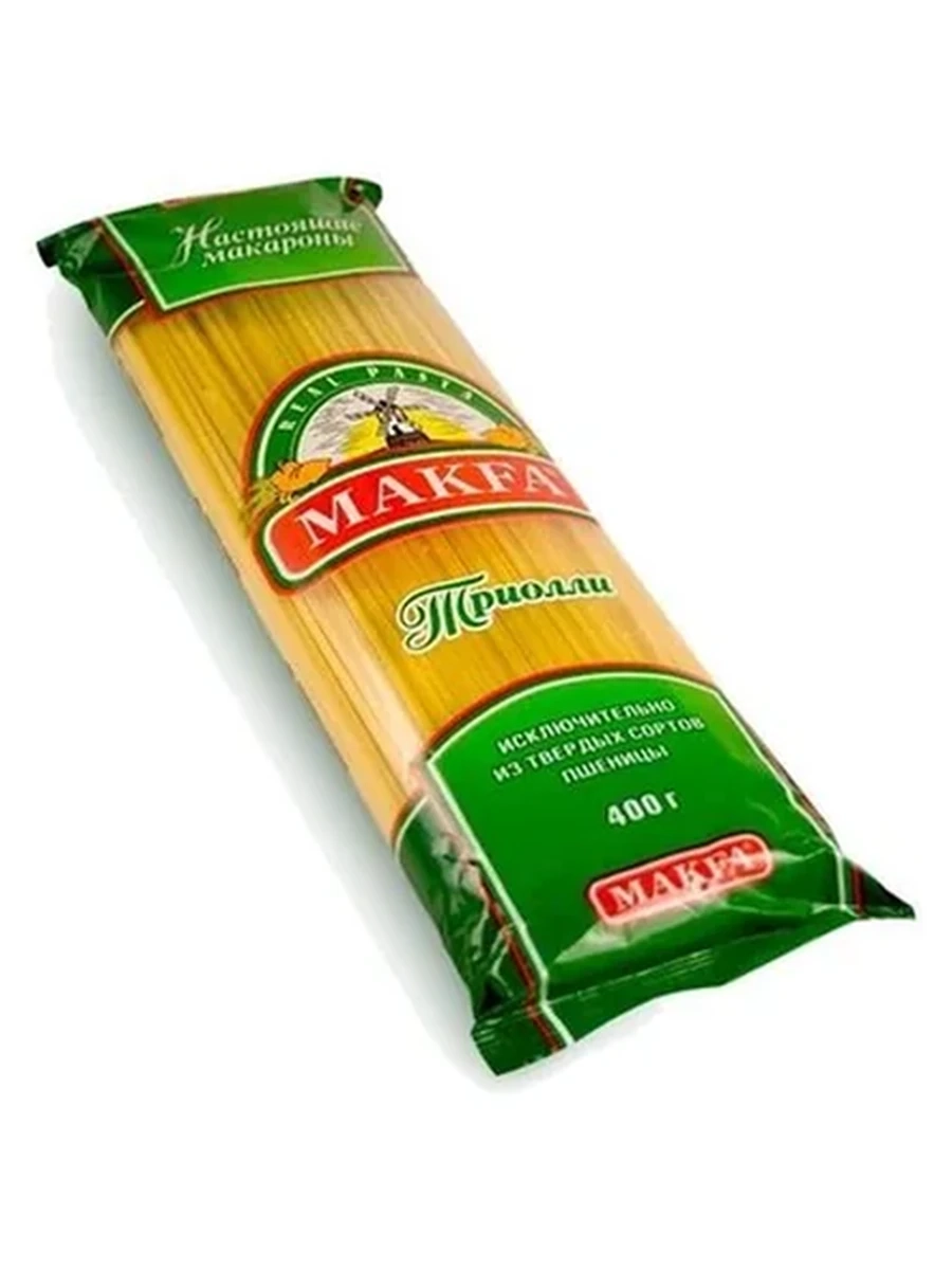 МАКАРОНЫ МАКФА ВЕРМИШЕЛЬ ТРИОЛЛИ В/С 400ГР