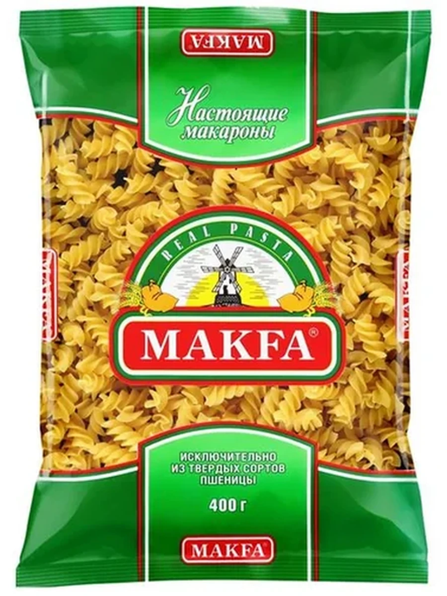 МАКАРОНЫ МАКФА СПИРАЛИ 400ГР