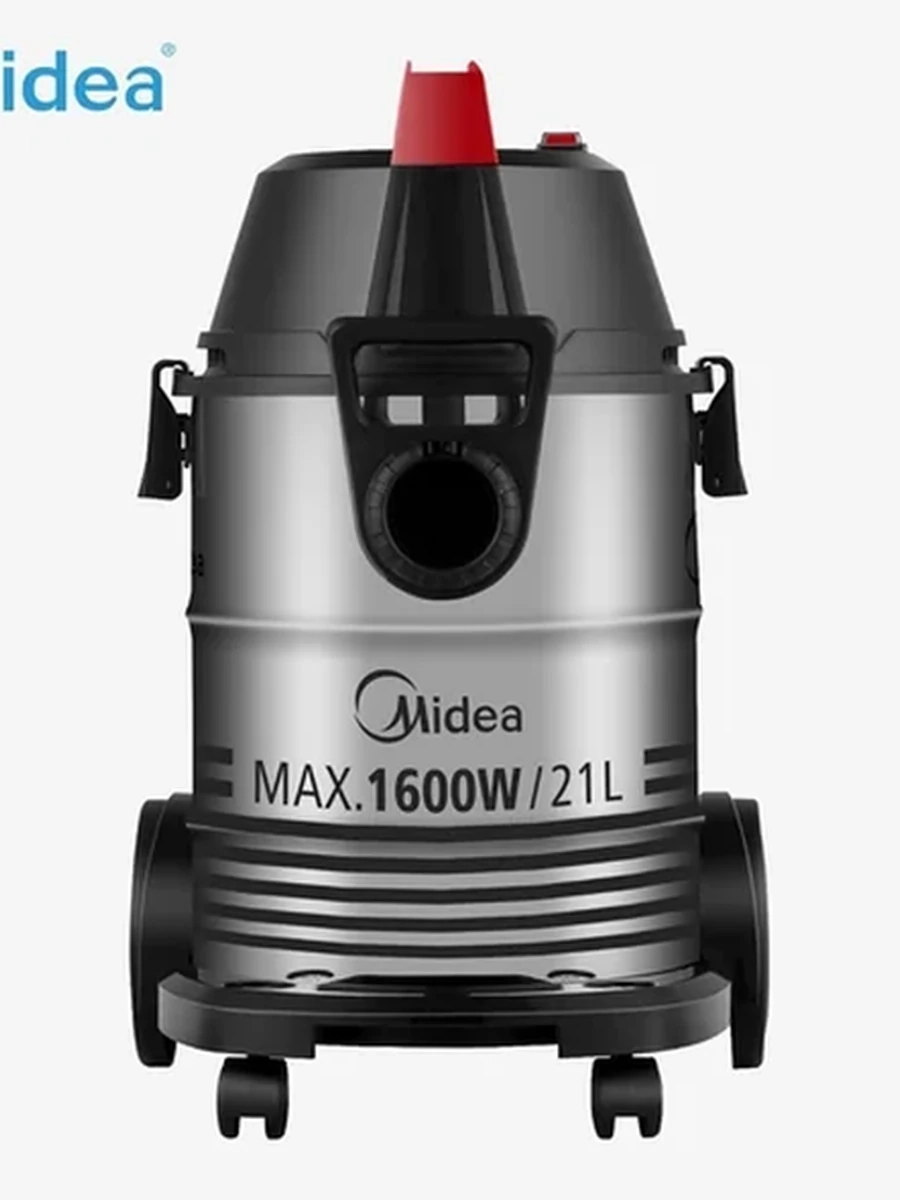 Пылесос Промышленный / Строительный Midea VTW21A15T, 1600 Вт, 21 л, влажная и сухая уборка, HEPA