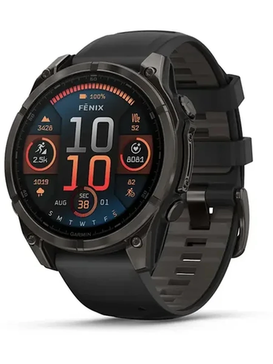 Garmin Fenix 47mm Amoled Sapphire gray titanium