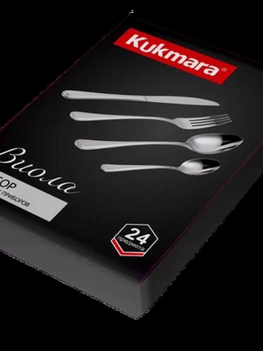 Набор столовых приборов Kukmara  «Виола (М03)» на 24 предмета
