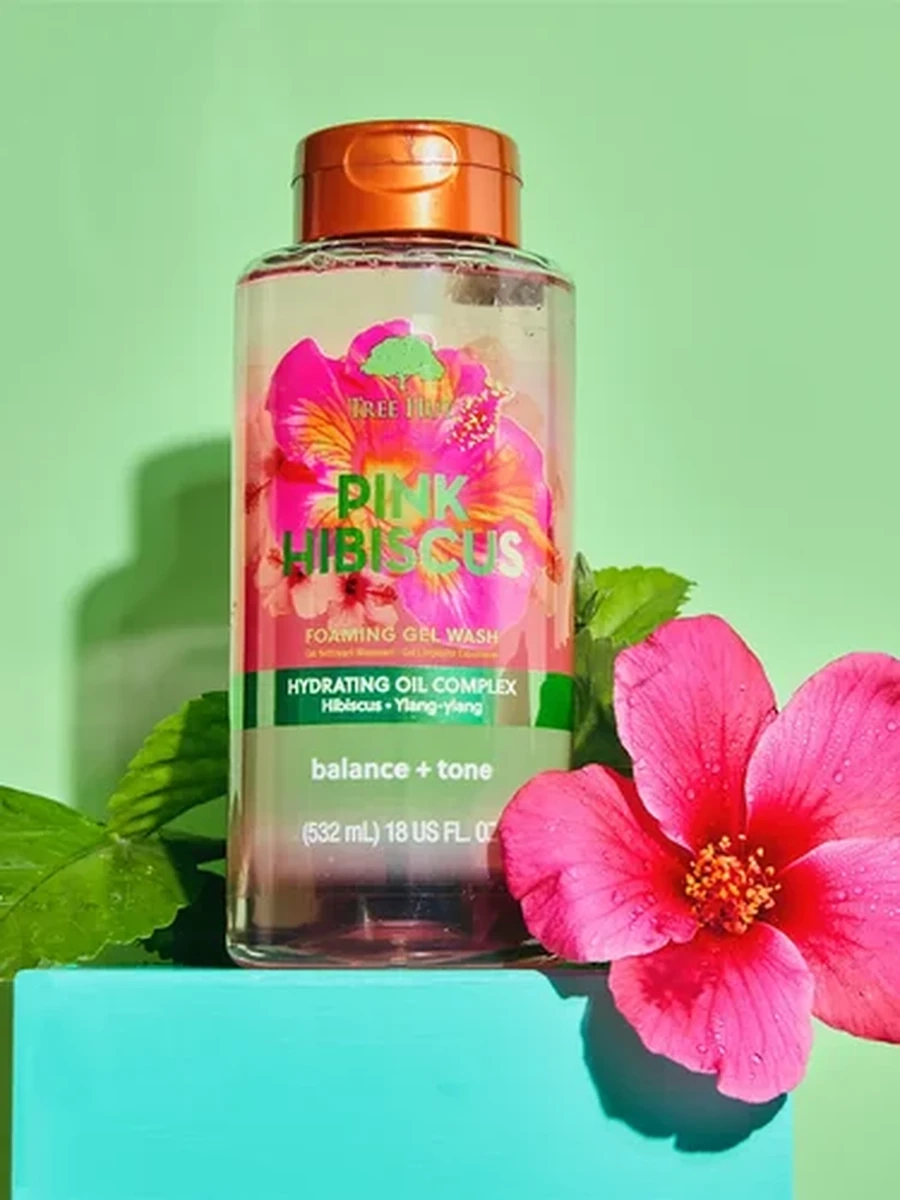 THREE HUT Pink Hibiscus Foaming Gel Wash 532 ml