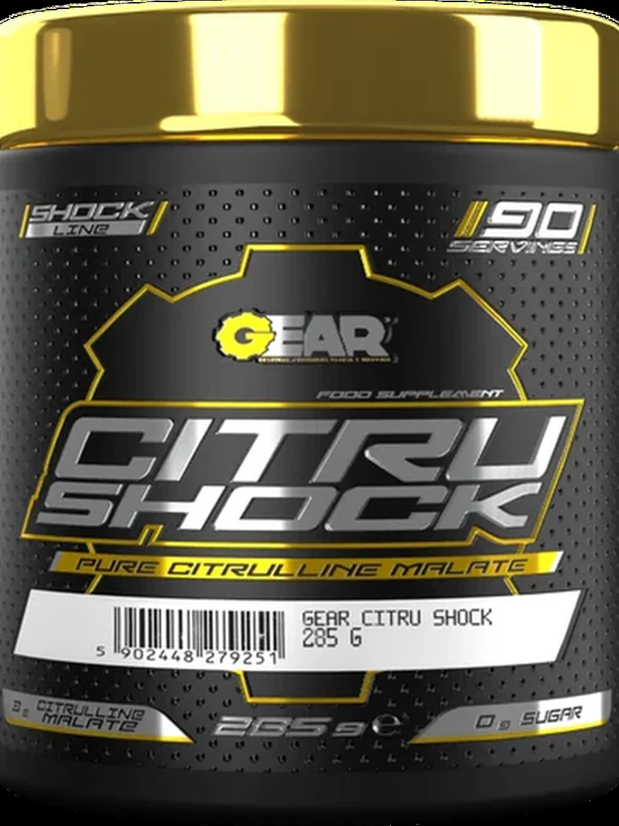 Цитрулин малат Citru Shock Gear 285гр. 90 порц.