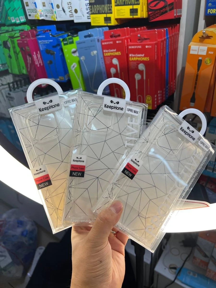 KeepHone оригинал ультра тонкий прозрачный Айфон 11\Айфон 11 про\Айфон 13 про\Айфон 13 про Мах\Айфон 14 про\Айфон 14 про Мах