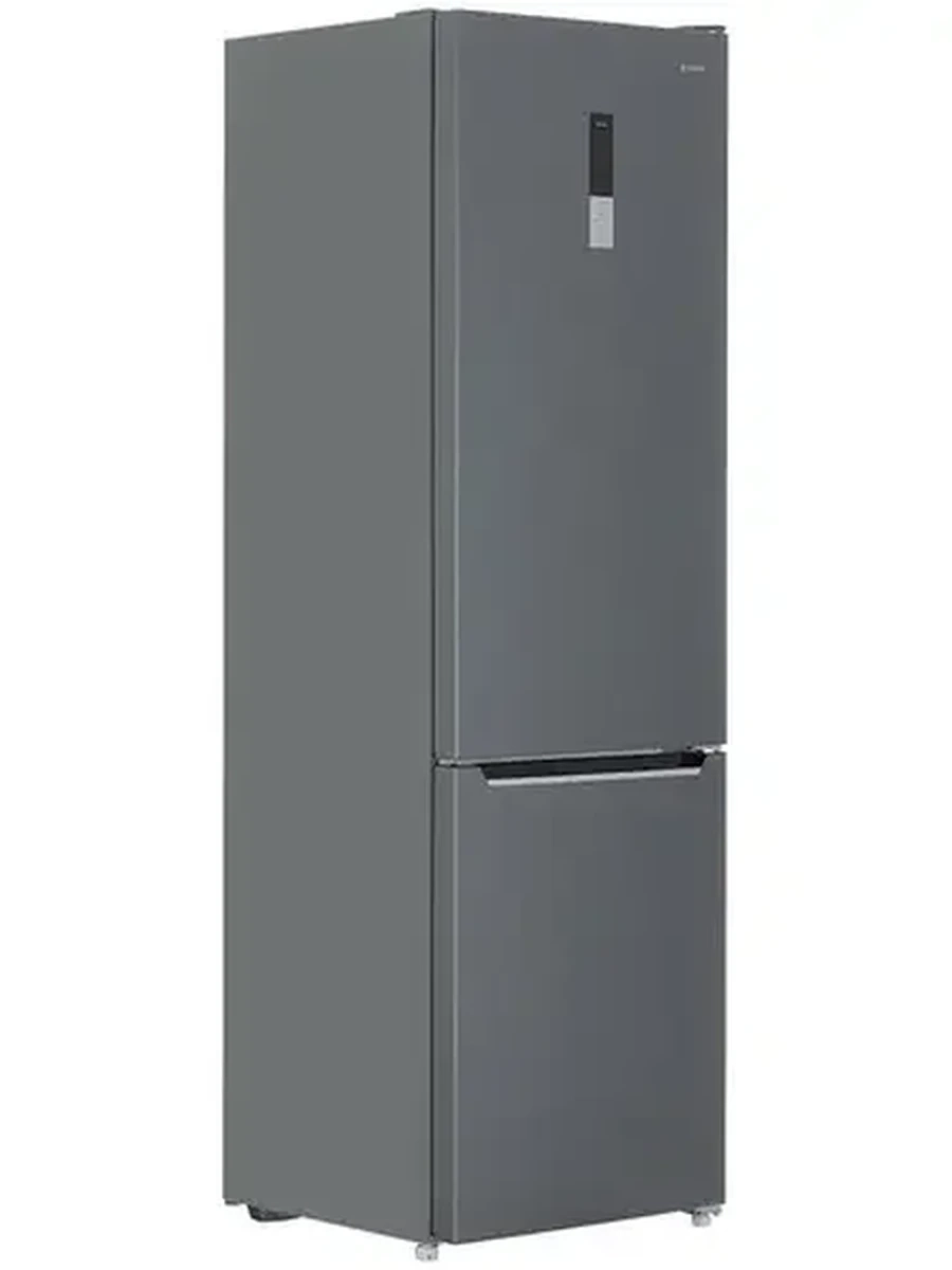 Холодильник DEXP RF-CN350DMG/S [НМК/59.5х200х63.5/351л/ХК-NoFrost/МК-NoFrost/Зона свежести/Дисплей] Серебристый