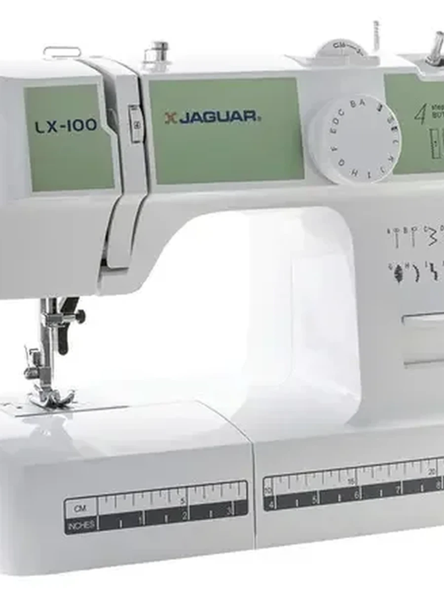 Швейная машина Jaguar LX-100 [электромеханическая, челнок - вертикальный качающийся, швейных операций - 12, петля - полуавтомат]