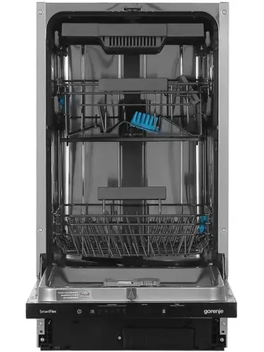 Встраиваемая посудомоечная машина Gorenje GV561D10 [44.8 см, 3 корз., автоокр., 11 компл., инвертор, 1/2 загр.]