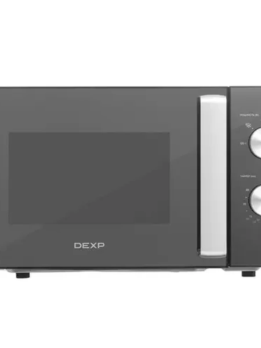 Микроволновая печь DEXP DMW-20M800W зеркальный  [20 л, 800 Вт, механическое управление]