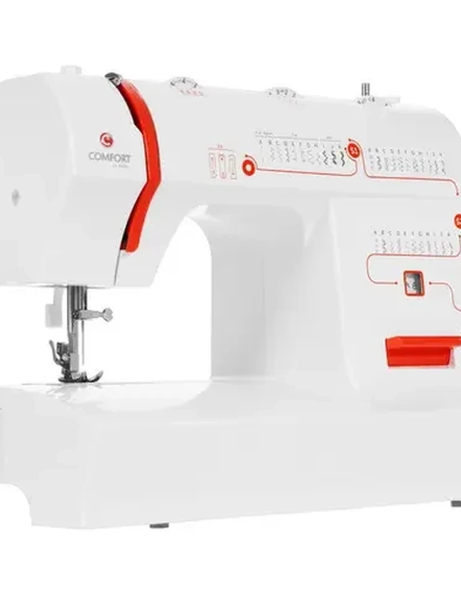 Швейная машина Comfort 2550 [электромеханическая, челнок - вертикальный качающийся, швейных операций - 36, петля - полуавтомат]