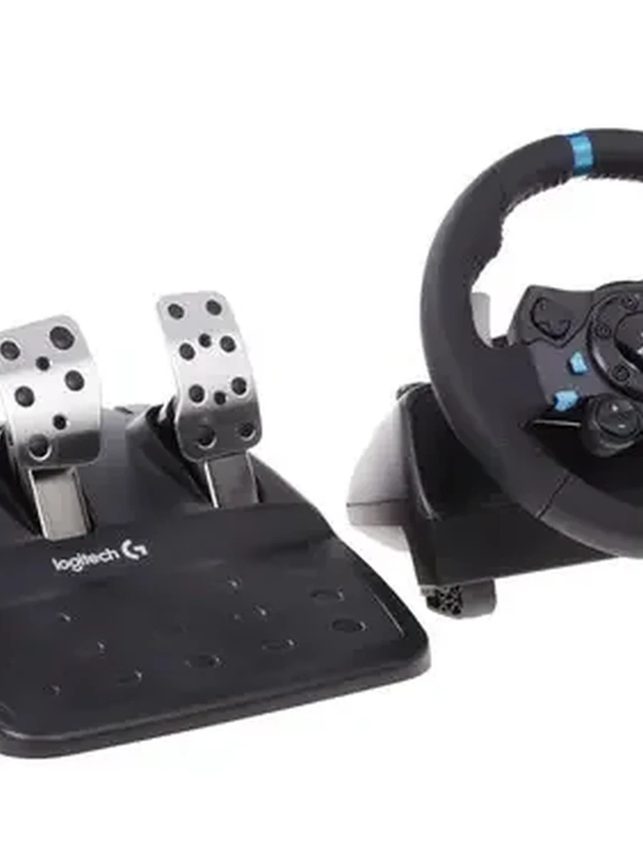 Руль проводной Logitech G29 Driving Force 941-000112 [для PS4/PS3/PC, USB, 900 гр., 260 мм., обратная связь, индикаторы, цвет черный]