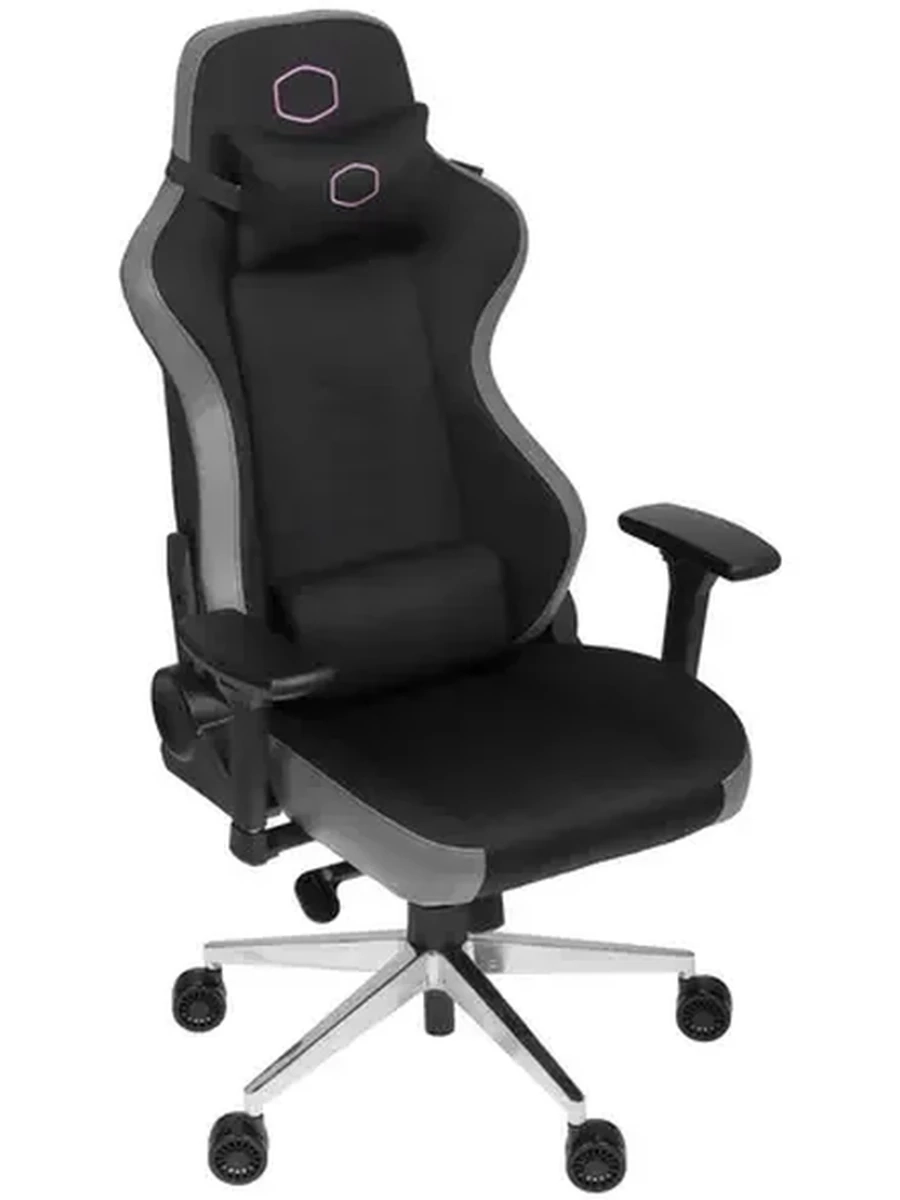 Кресло игровое Cooler Master Caliber X1C черный крестовина металл [ткань/экокожа, до 150 кг.]