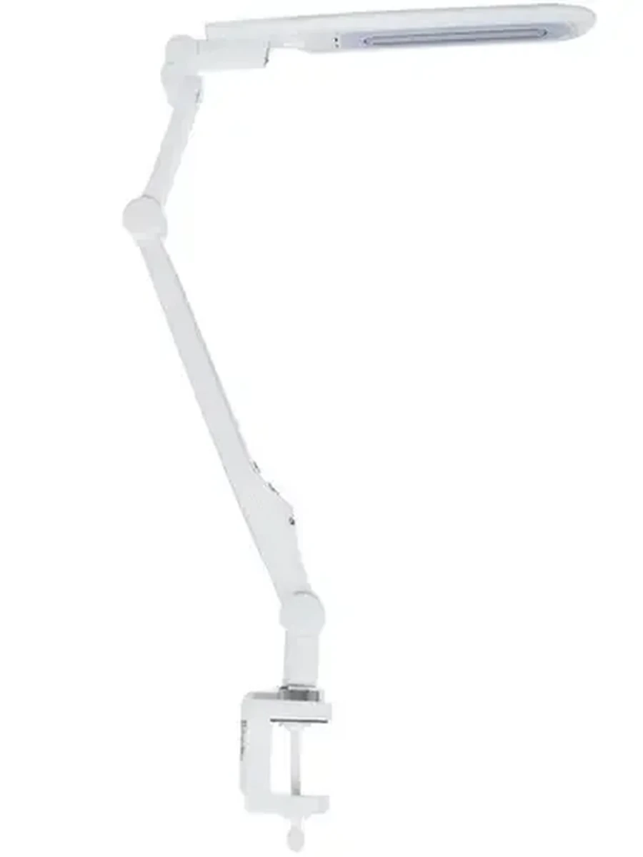 Светильник настольный Camelion KD-830 C01 белый [10 Вт, 3000-6300К, струбцина, Led, 600 лм]