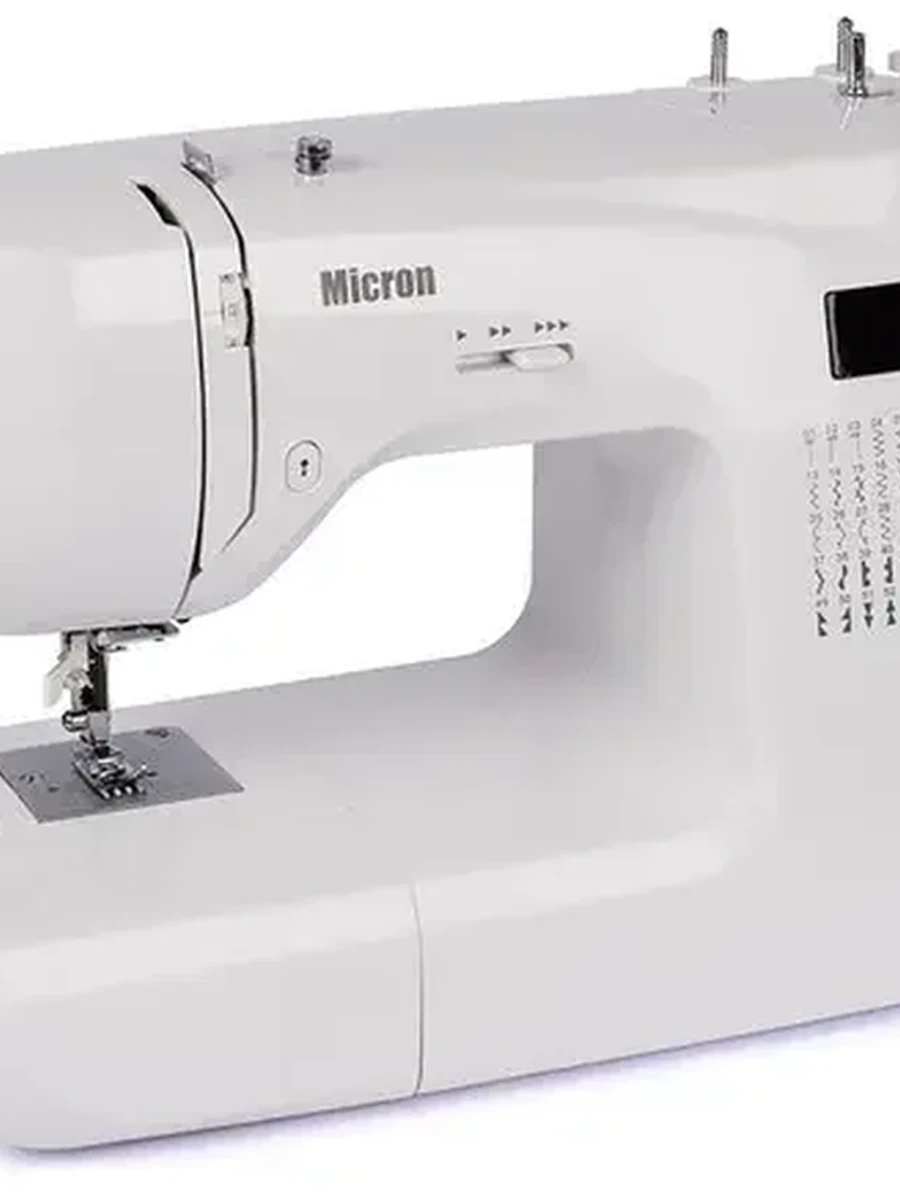 Швейная машина Micron STL 058 [компьютеризированная, челнок - вертикальный качающийся, швейных операций - 58, петля - полуавтомат]