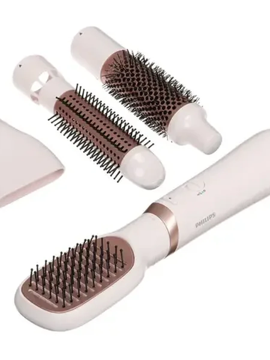 Фен-щетка Philips BHA310/00 бежевый/золотистый [800 Вт, насадок-4 шт]