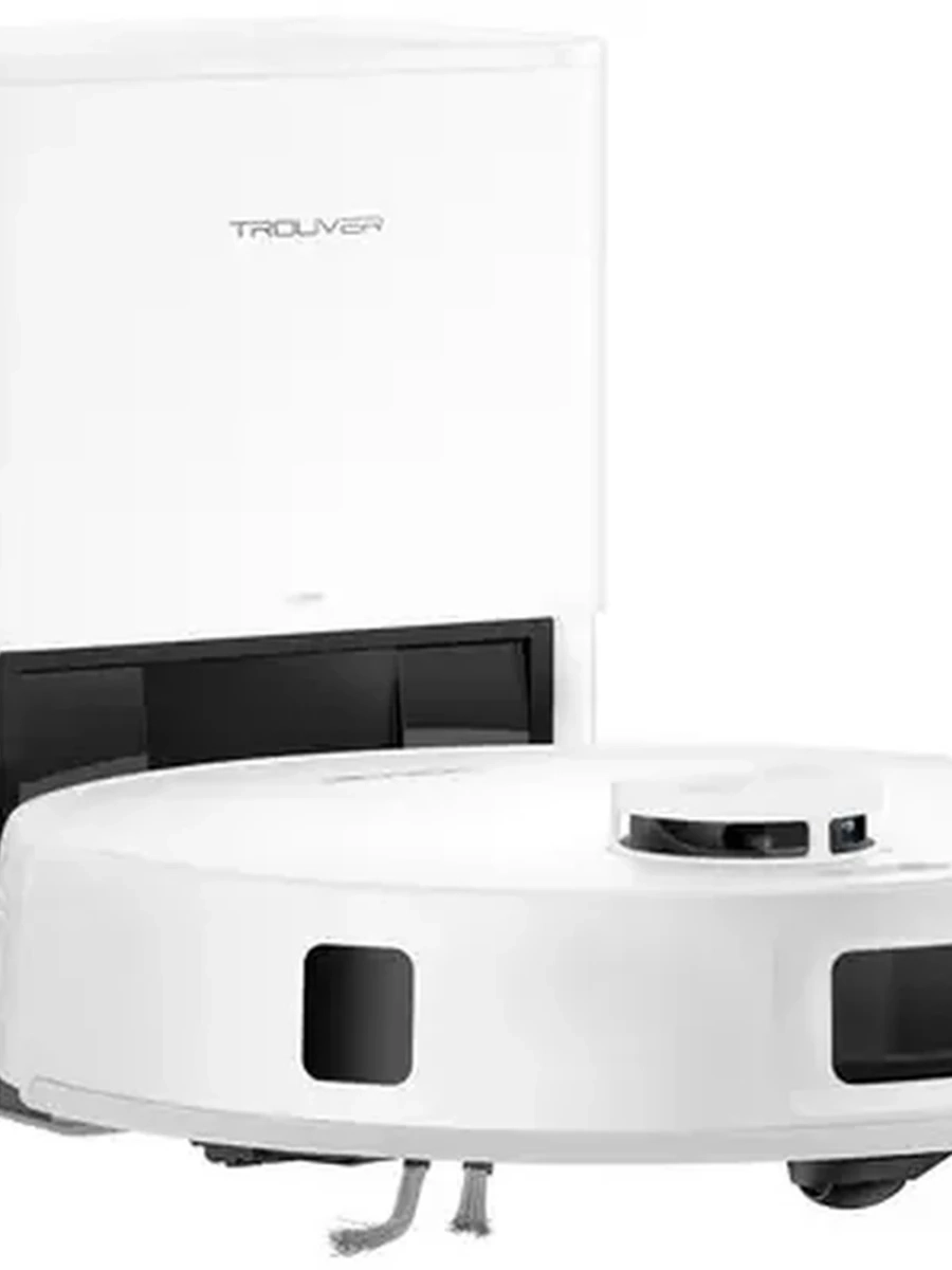 Пылесос-робот Trouver E20S Pro Plus [Лидар, станция с/о, белый]