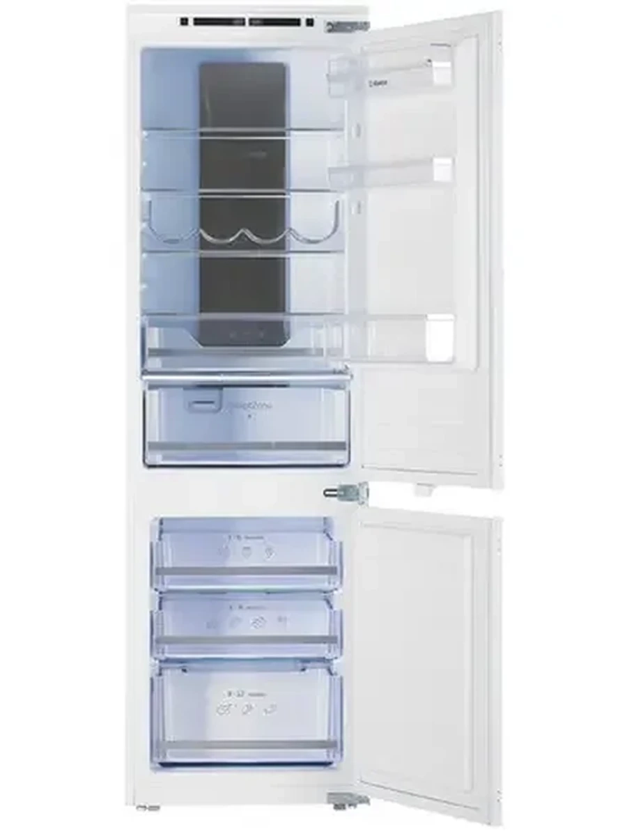 Встраиваемый холодильник Hansa BK318.3FVC [НМК/54х177х55/241л/МК-NoFrost/ХК-NoFrost] Белый