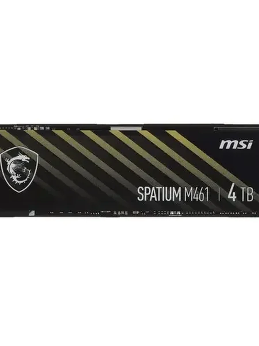 Твердотельный накопитель SSD M.2 2280 4Tb MSI SPATIUM M461 [S78-440R030-P83] TLC 3D NAND (R5000/W4200MB/s)