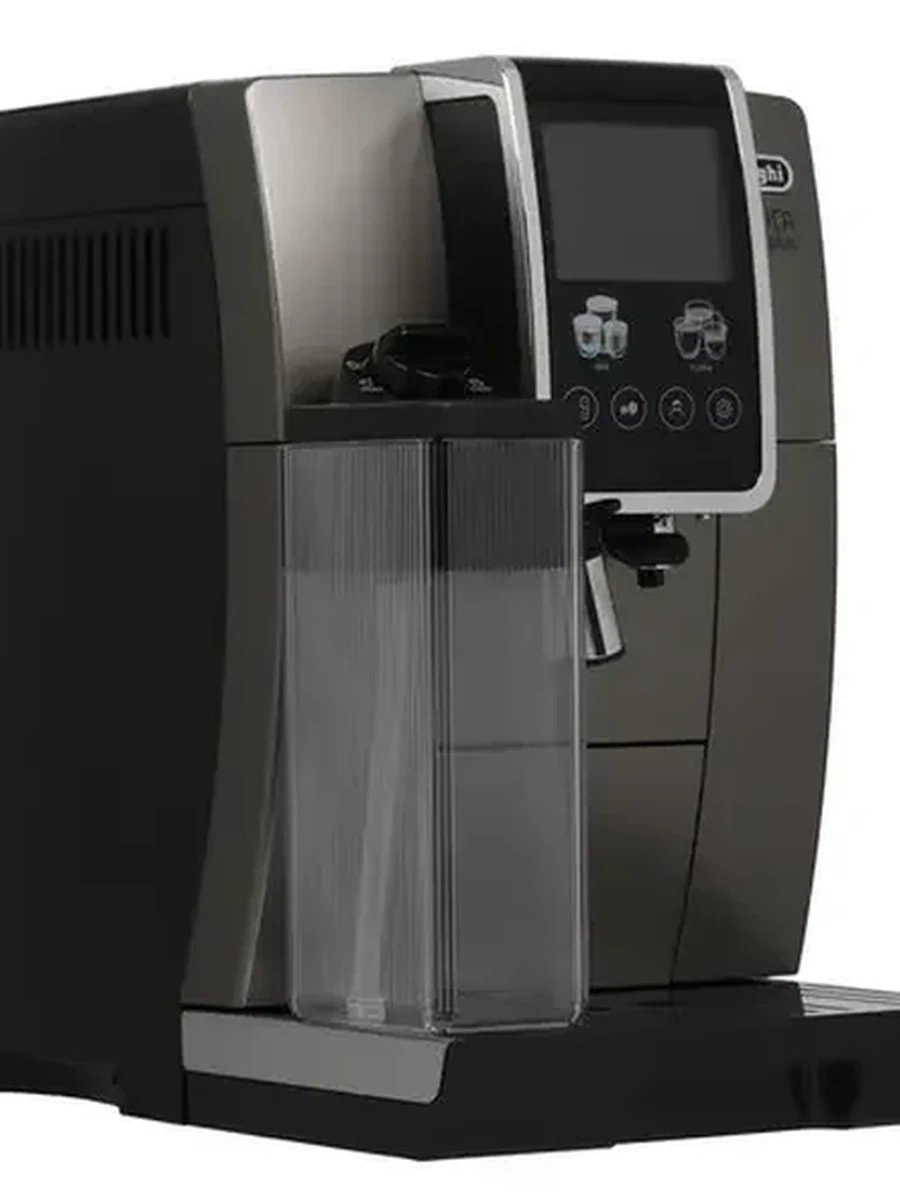 Кофемашина Delonghi ECAM380.95.TB титан [1450 Вт, 15 Бар, автоматический, дисплей, исп. кофе - зерновой, молотый]