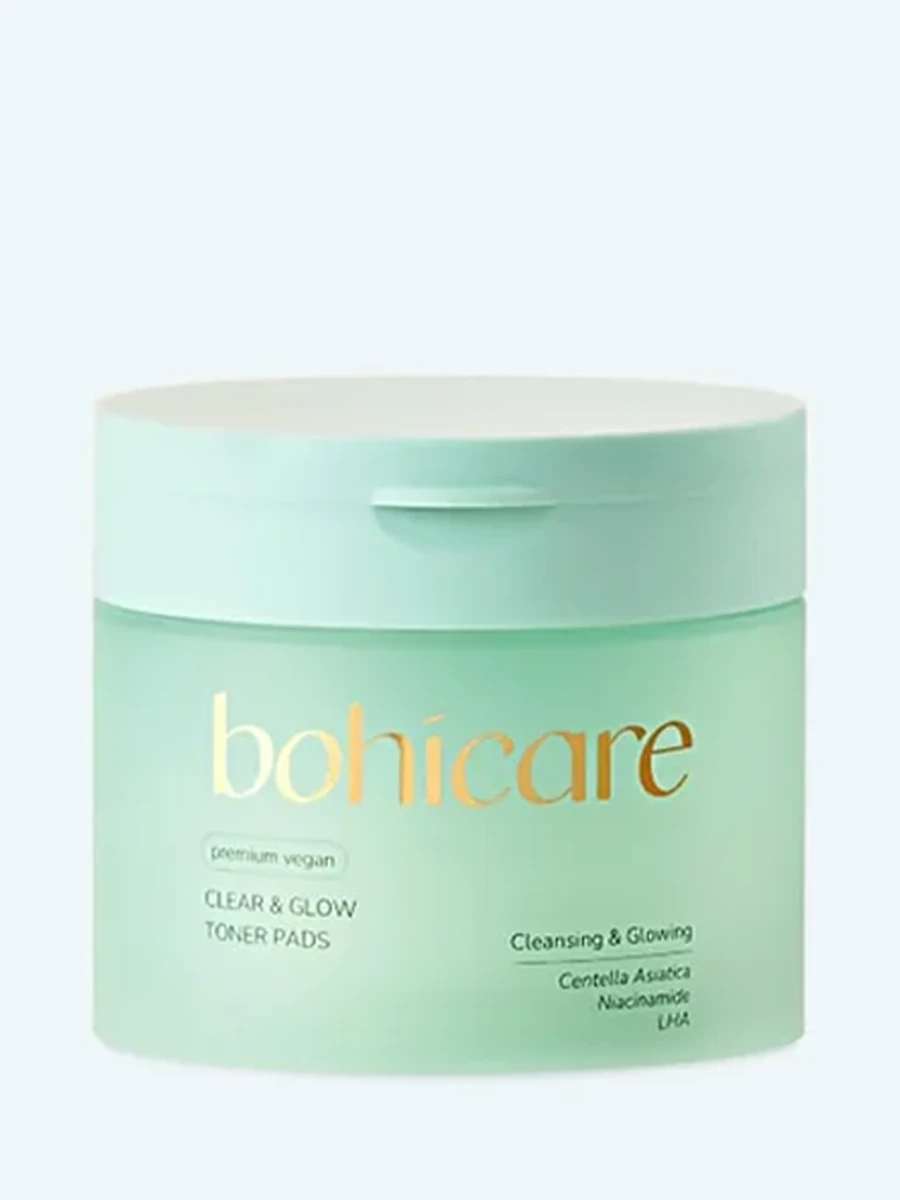 Тонер-пэды Bohicare Clear&Glow Toner Pads