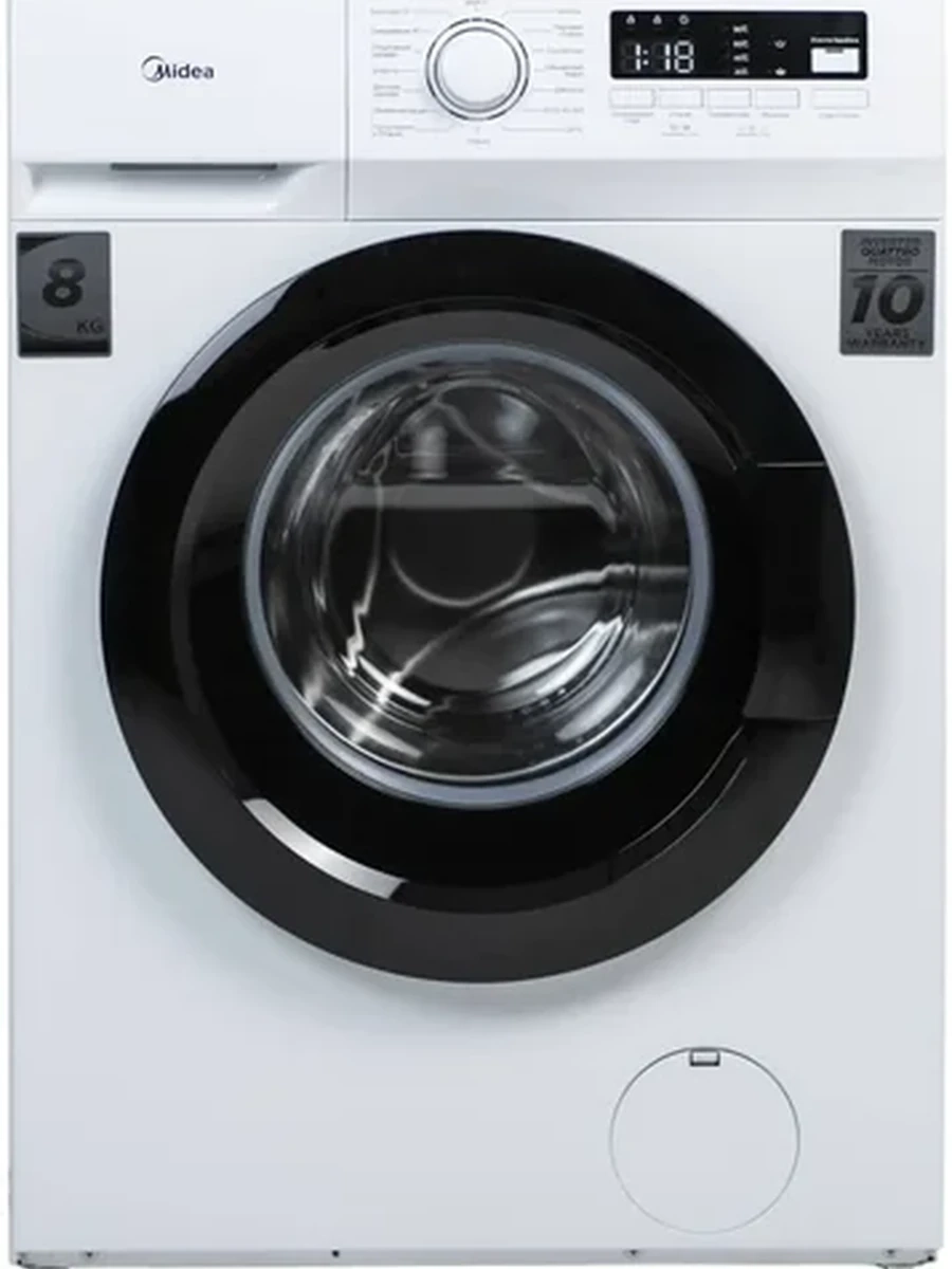 Стиральная машина MIDEA MFN03W80B/W-Kz модель на 8кг
