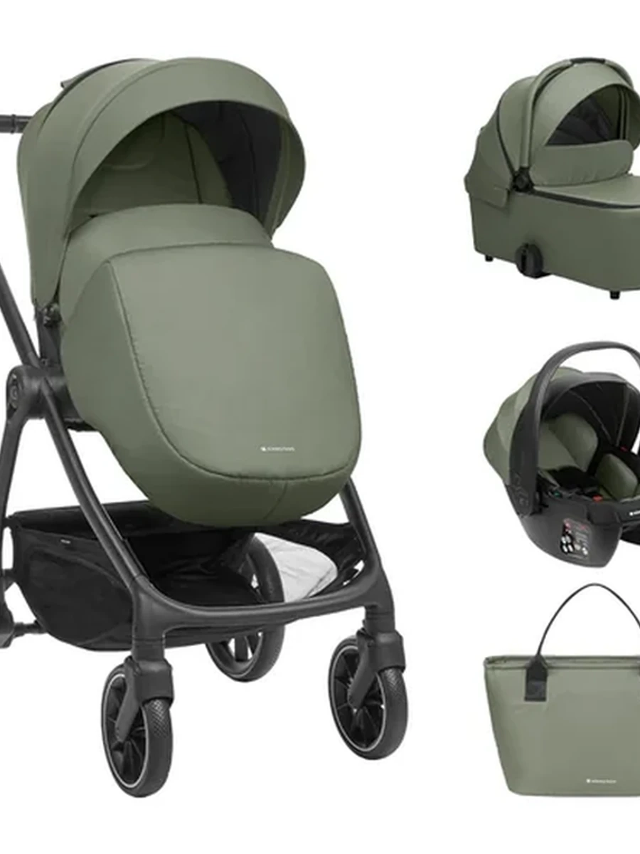 Коляска 3 в1 Modena Army Green с автолюлькой