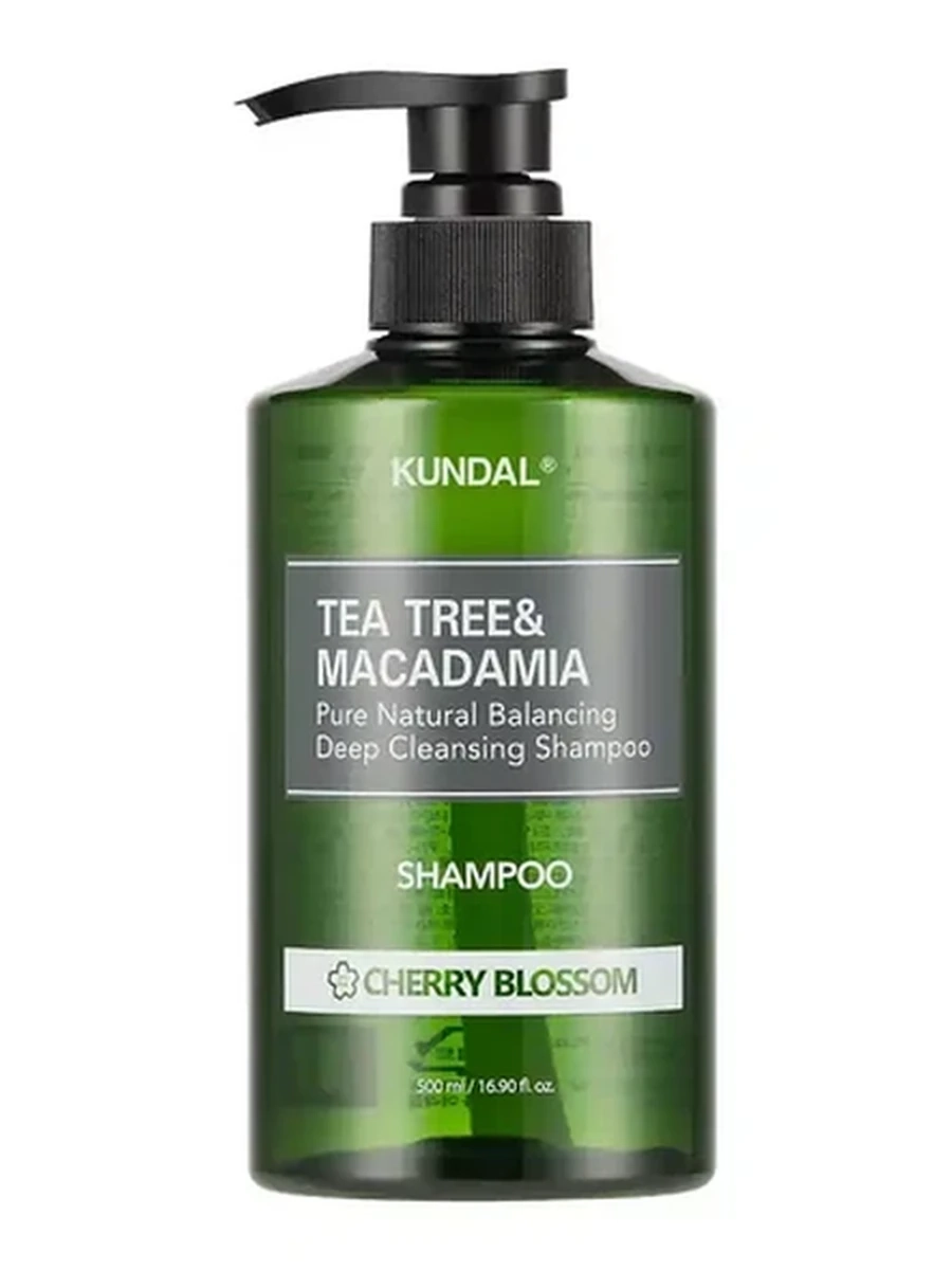 KUNDAL Tea Tree & Macadamia Cherry Blossom Шамп.для волос.500мл