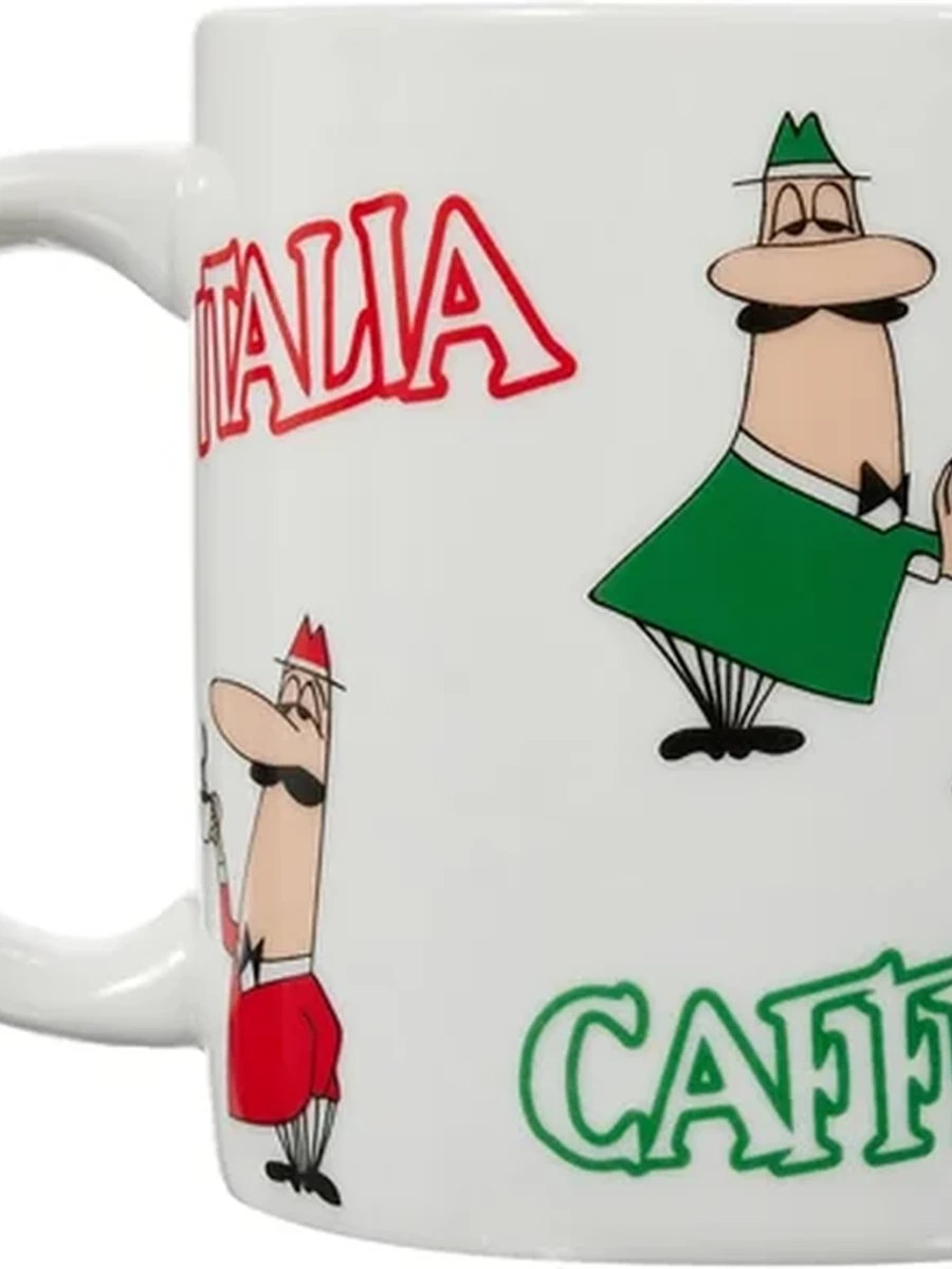 Bialetti Кружка Mug Tricolore Omino (Красная)