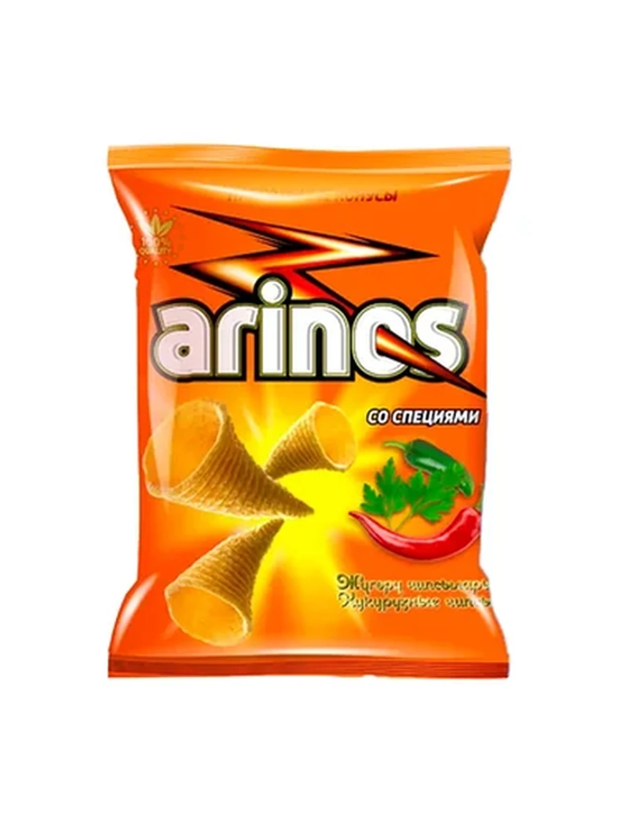 ЧИПСЫ КУКУРУЗНЫЕ ARINOS СО СПЕЦИЯМИ 40 ГР