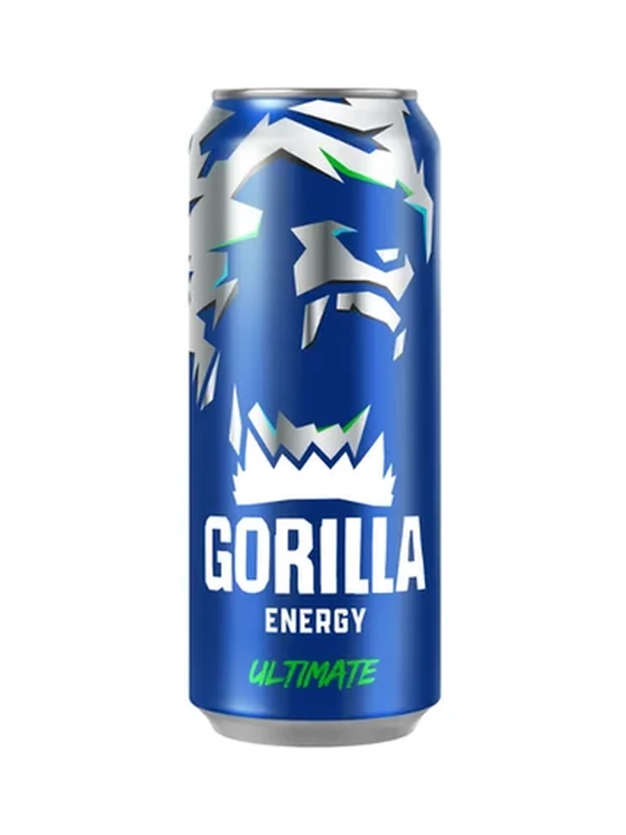НАПИТОК ЭНЕРГЕТИЧЕСКИЙ GORILLA ULTIMATE 450Л Ж/Б
