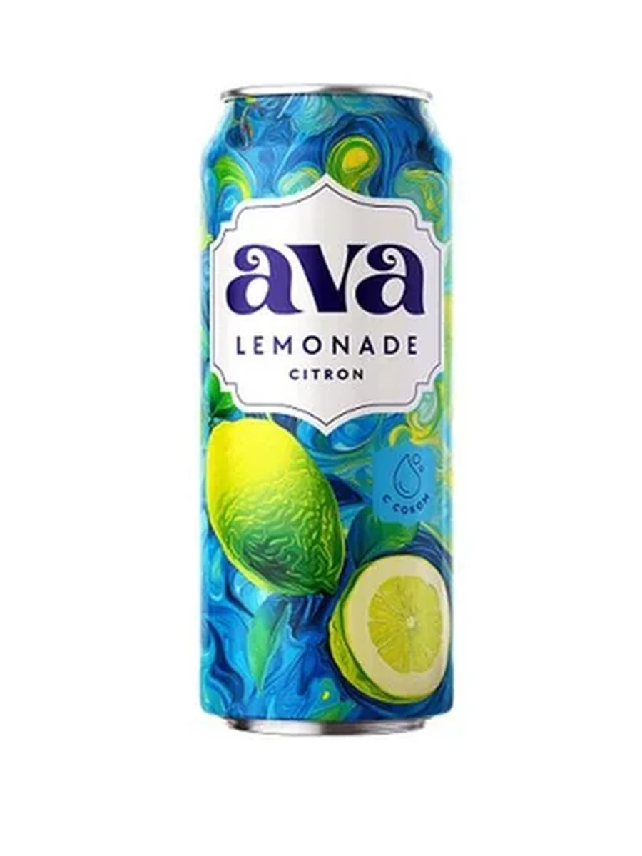 ЛИМОНАД АVA CITRON ГАЗ. 0,45Л Ж/Б