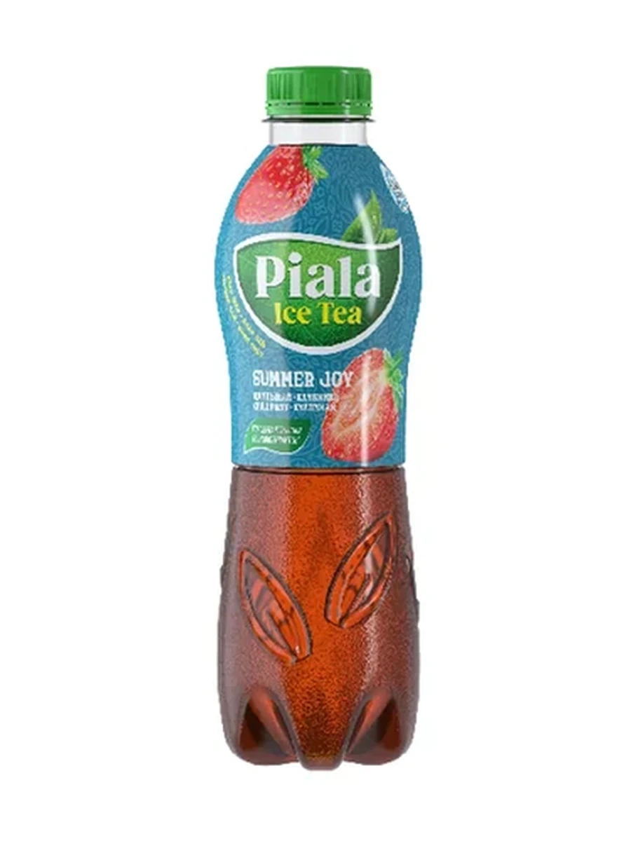 ЧАЙ ЗЕЛЕНЫЙ PIALA ICE TEA КЛУБНИКА ПЭТ 0,5Л