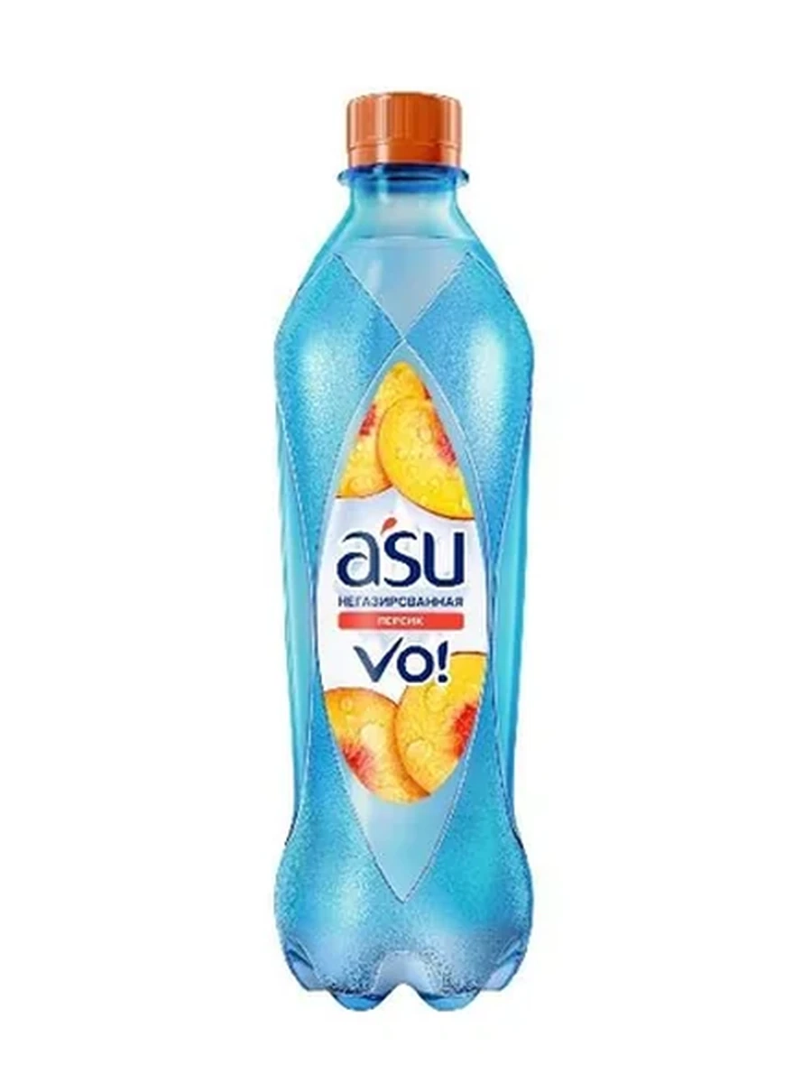 Вода ASU персик 0,5л