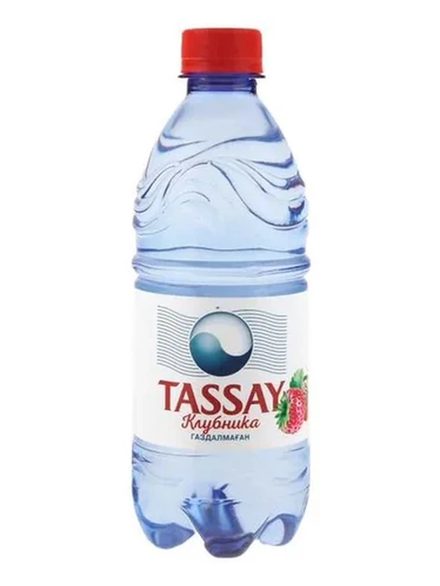 ВОДА TASSAY СО ВКУСОМ КЛУБНИКИ НЕГАЗИРОВАННАЯ 0,5Л ПЭТ