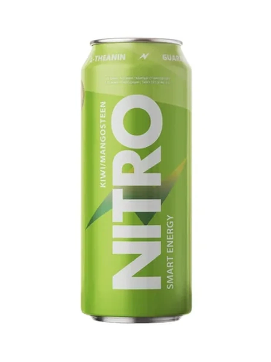 НАПИТОК ЭНЕРГЕТИЧЕСКИЙ NITRO СО ВКУСОМ КИВИ/МАНГОСТИН Ж/Б 0,45Л