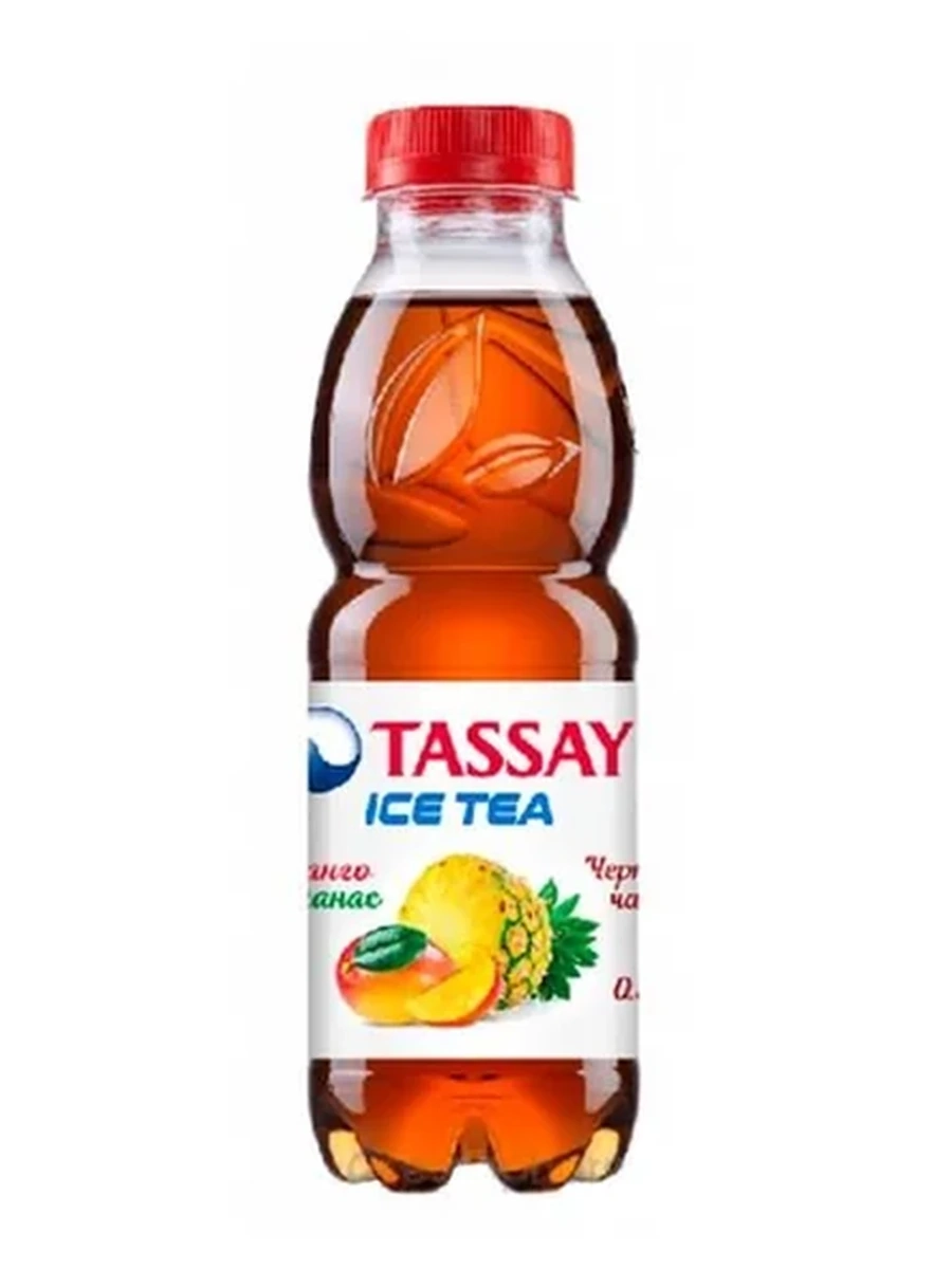 ЧАЙ ЧЕРНЫЙ TASSAY ICE TEA СО ВКУСОМ МАНГО И АНАНАС 0,5Л