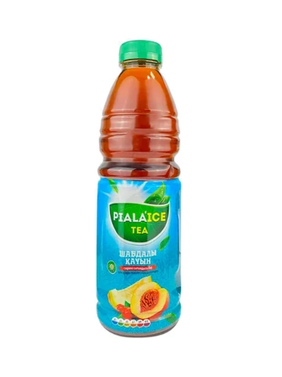 ЧЕРНЫЙ ЧАЙ PIALA ICE TEA ПЕРСИК-ДЫНЯ С ЭКСТРАКТОМ ГУАРАНЫ 1 Л