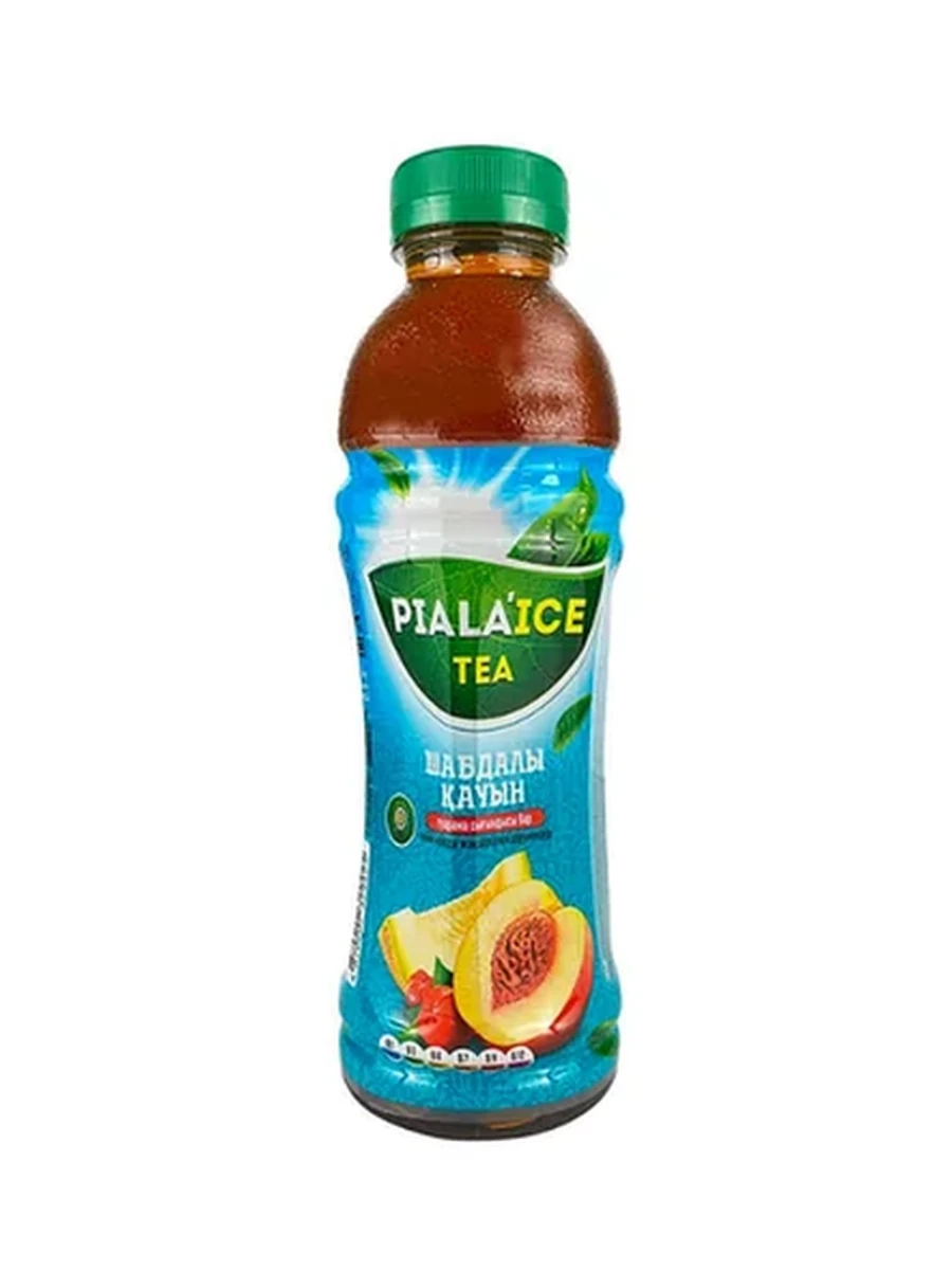 ЧАЙ PIALA ICE TEA ЧЕРНЫЙ ПЕРСИК -ДЫНЯ С ЭКСТРАКТОМ ГУАРАНЫ 0,5Л