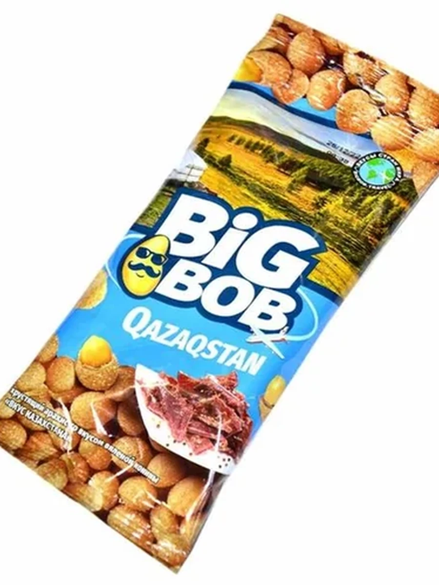 Арахис Big Bob вяленая конина 50гр