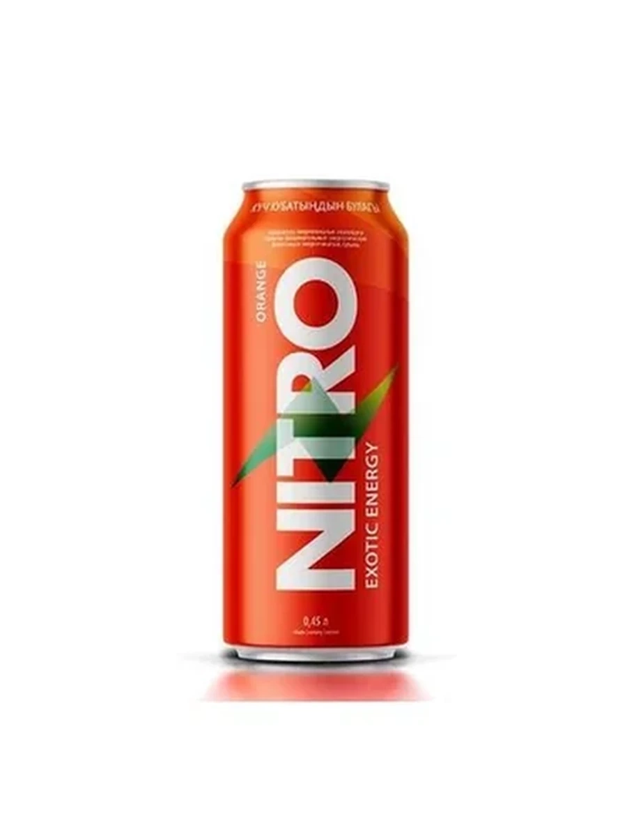НАПИТОК ЭНЕРГЕТИЧЕСКИЙ NITRO ЭКЗОТИК Ж/Б 0,45Л